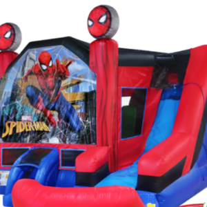 Spider Man Bounce House with Water Slide