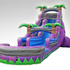 22' Purple Crush Water Slide with pool