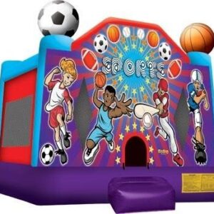 Sports Themed Moonwalk