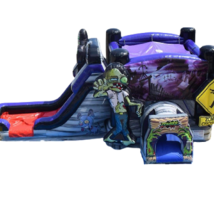 Zombie Bounce House with Slide